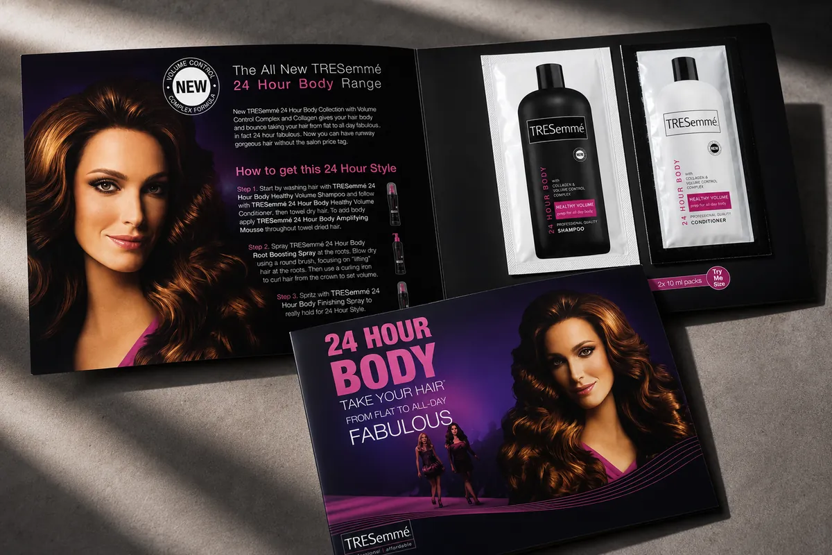 TRESemmé - 24 Hour Body sample brochure